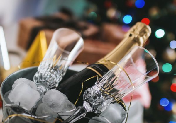 Champagne-bottle-in-bucket-of-ice – 1